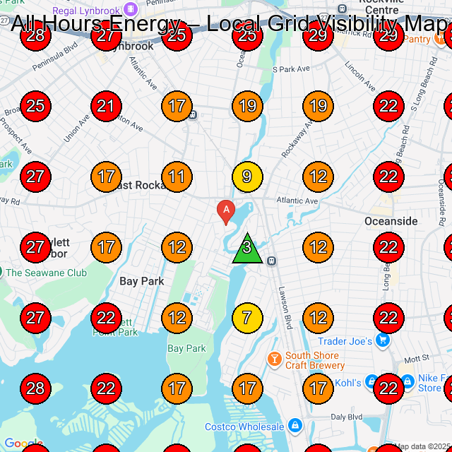 All Hours Energy GeoGrid visibility map for Drafting Service in East Rockaway